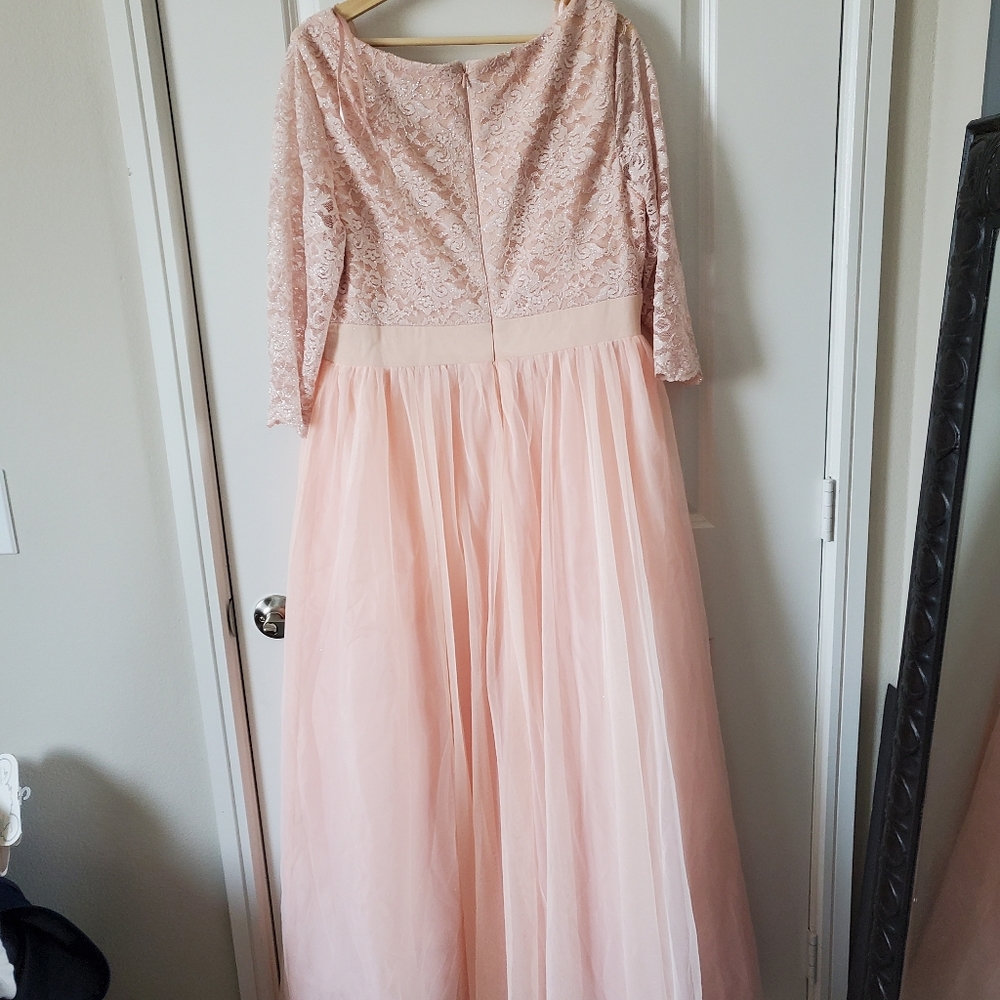 Pink prom dress